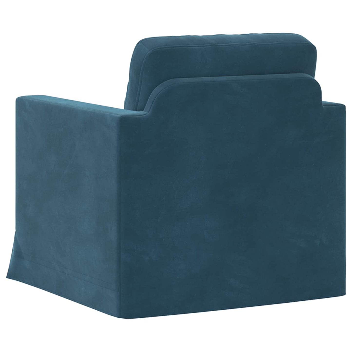 Divano Blu 78 x 78 x 80 cm Velluto