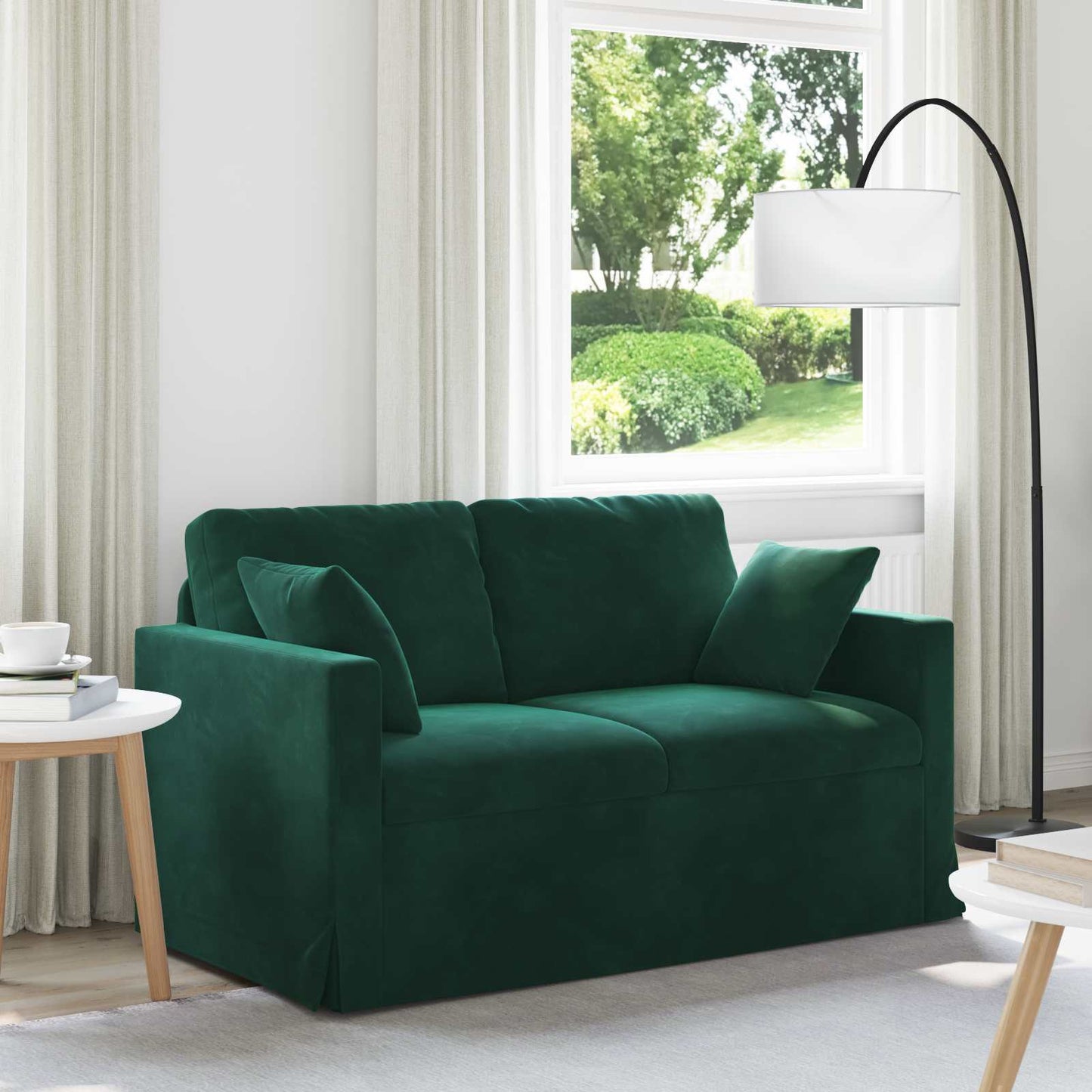 Divano Verde Scuro 138 x 78 x 80 cm Velluto | homemem39