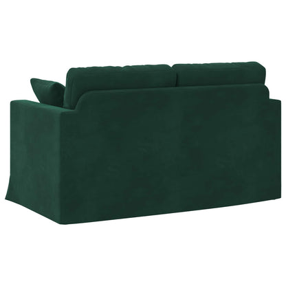 Divano Verde Scuro 138 x 78 x 80 cm Velluto