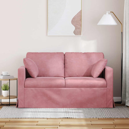 Divano Rosa 138 x 78 x 80 cm Velluto | homemem39