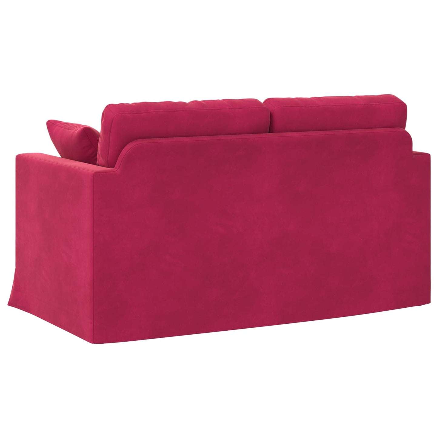 Divano Rosso Vino 138 x 78 x 80 cm Velluto | homemem39