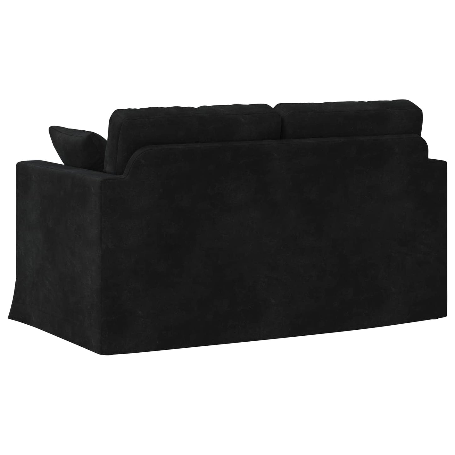 Divano Nero 138 x 78 x 80 cm Velluto | homemem39