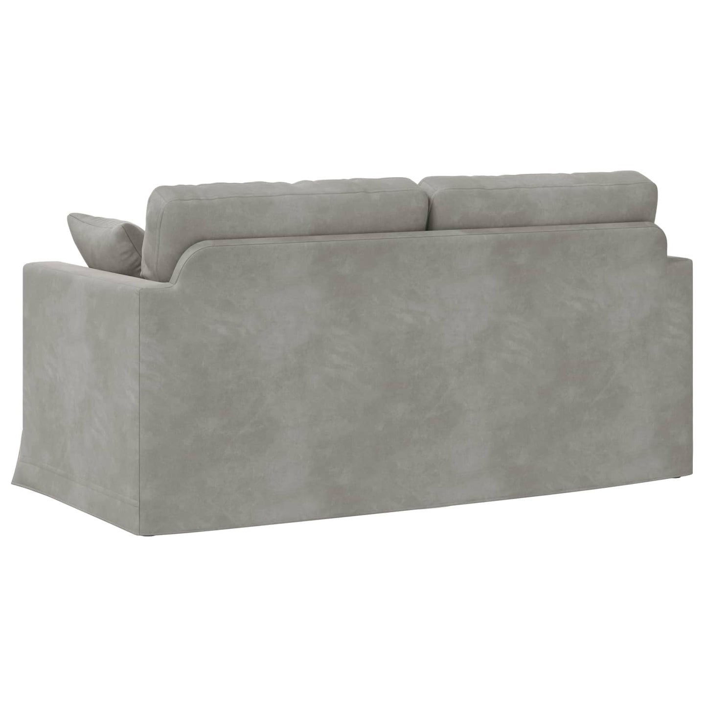 Divano Grigio chiaro 158 x 78 x 80 cm Velluto