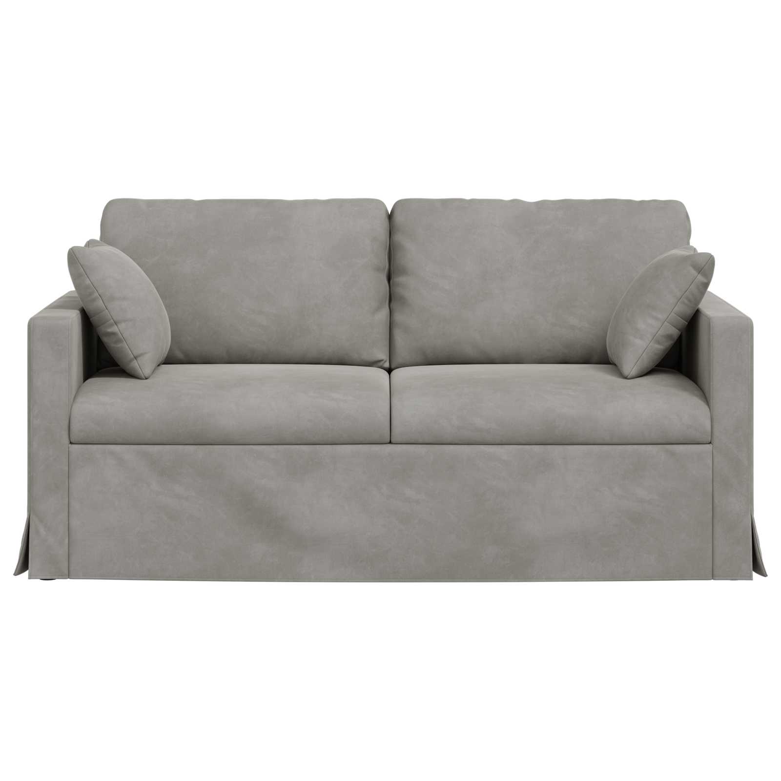 Divano Grigio chiaro 158 x 78 x 80 cm Velluto | homemem39