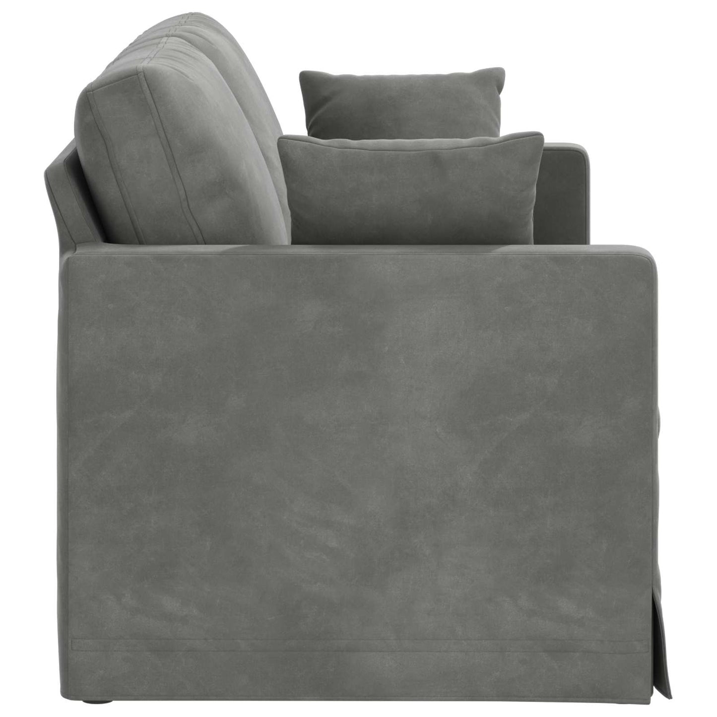 Divano Grigio scuro 158 x 78 x 80 cm Velluto | homemem39