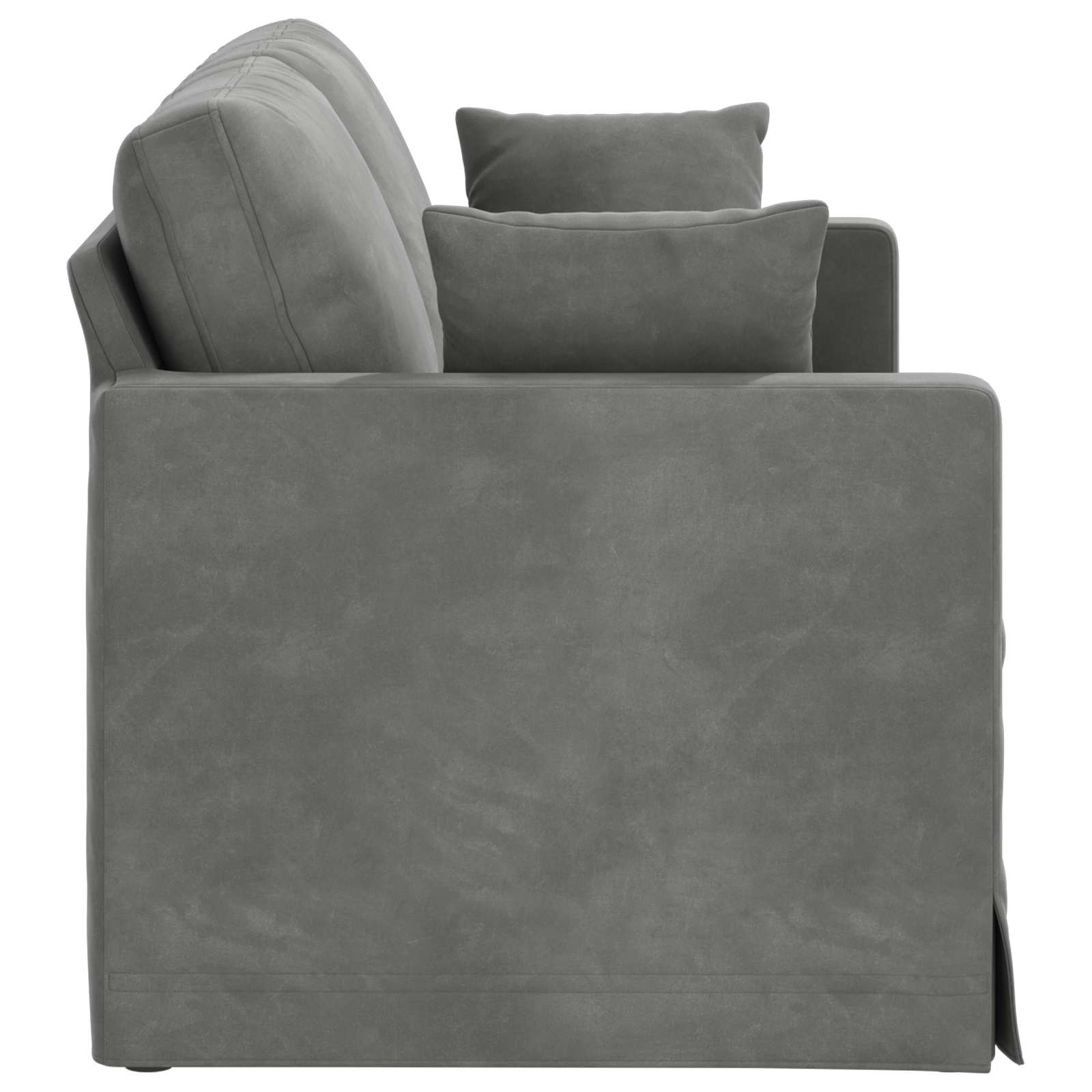 Divano Grigio scuro 158 x 78 x 80 cm Velluto | homemem39