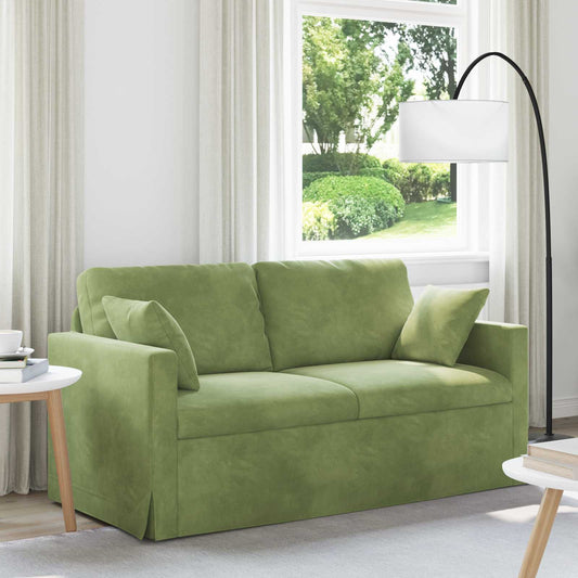 Divano Verde chiaro 158 x 78 x 80 cm Velluto | homemem39