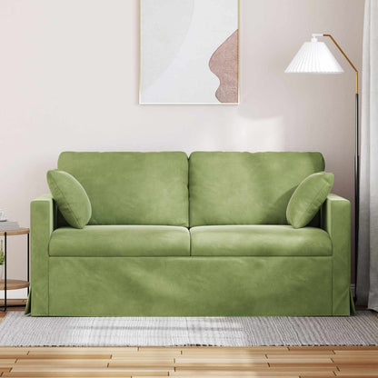 Divano Verde chiaro 158 x 78 x 80 cm Velluto | homemem39