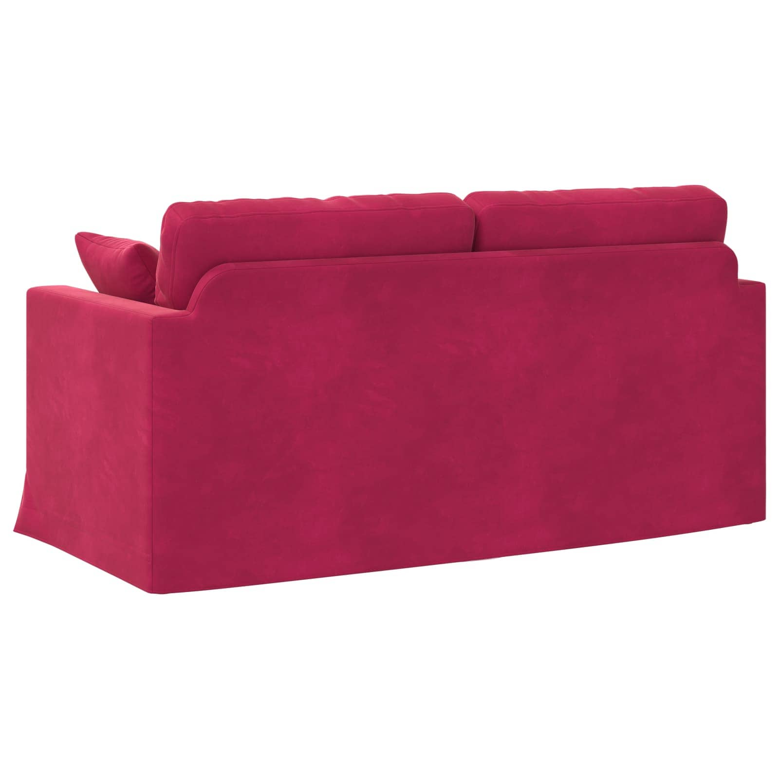 Divano Rosso Vino 158 x 78 x 80 cm Velluto | homemem39