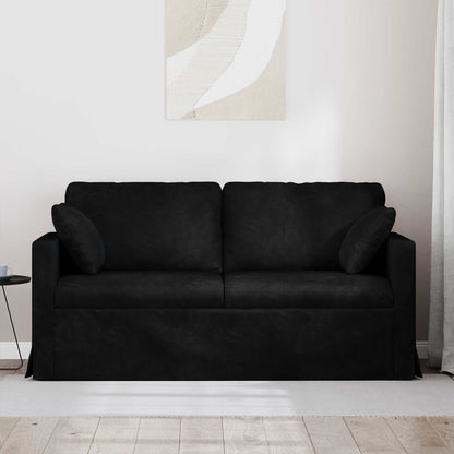 Divano Nero 158 x 78 x 80 cm Velluto