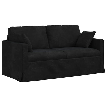 Divano Nero 158 x 78 x 80 cm Velluto