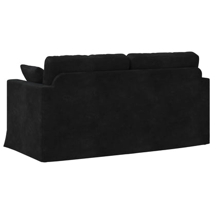 Divano Nero 158 x 78 x 80 cm Velluto | homemem39