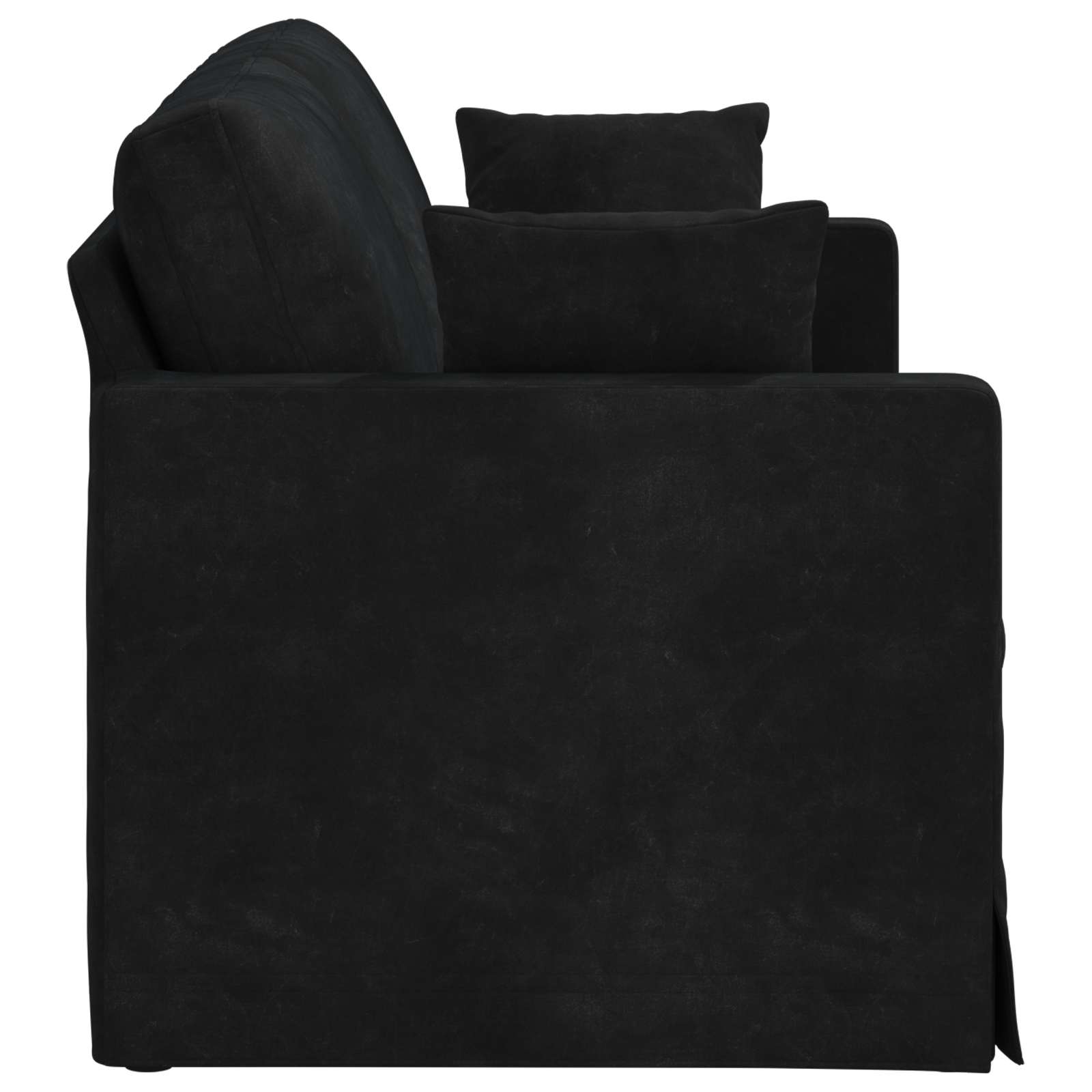Divano Nero 158 x 78 x 80 cm Velluto | homemem39