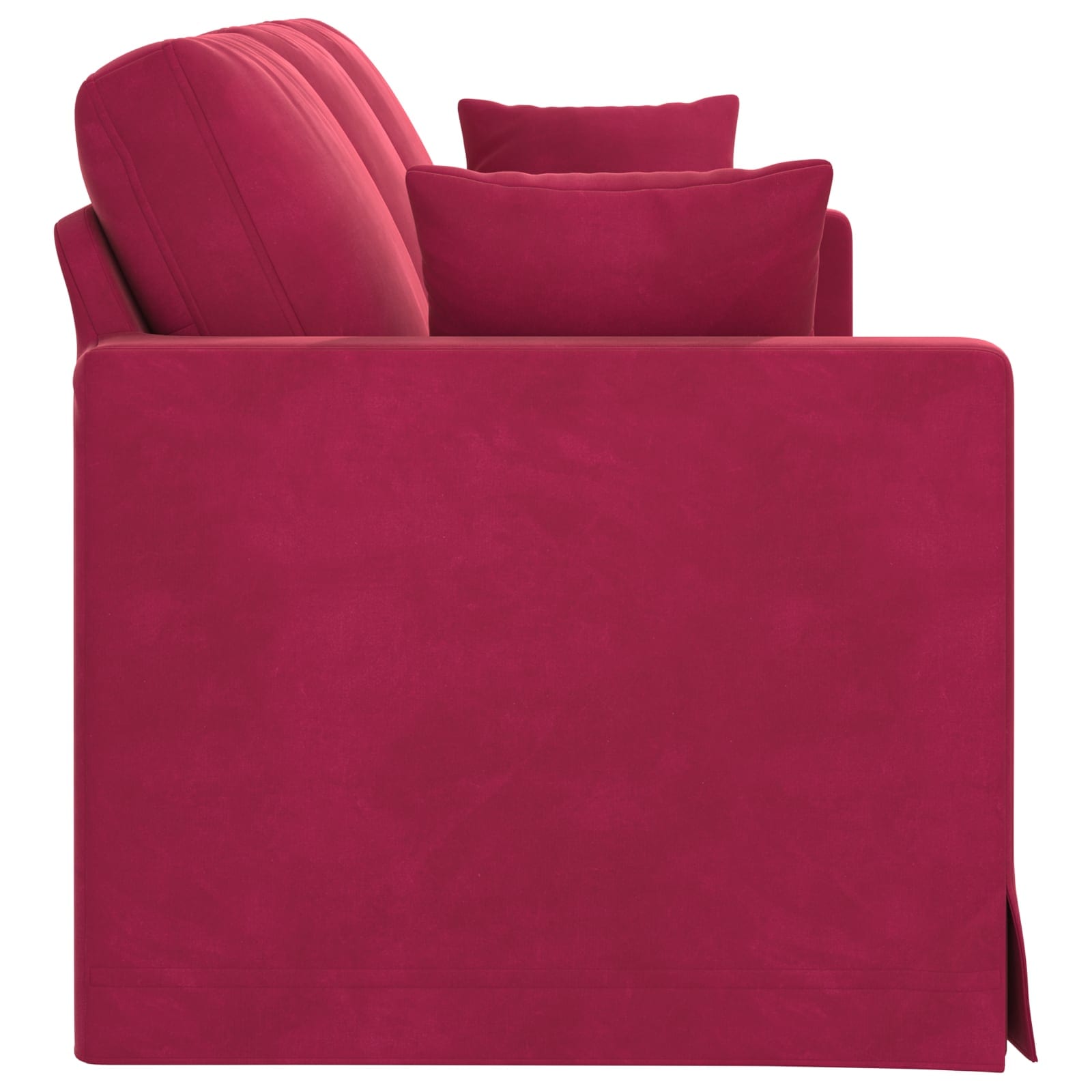 Divano Rosso Vino 198 x 78 x 80 cm Velluto | homemem39