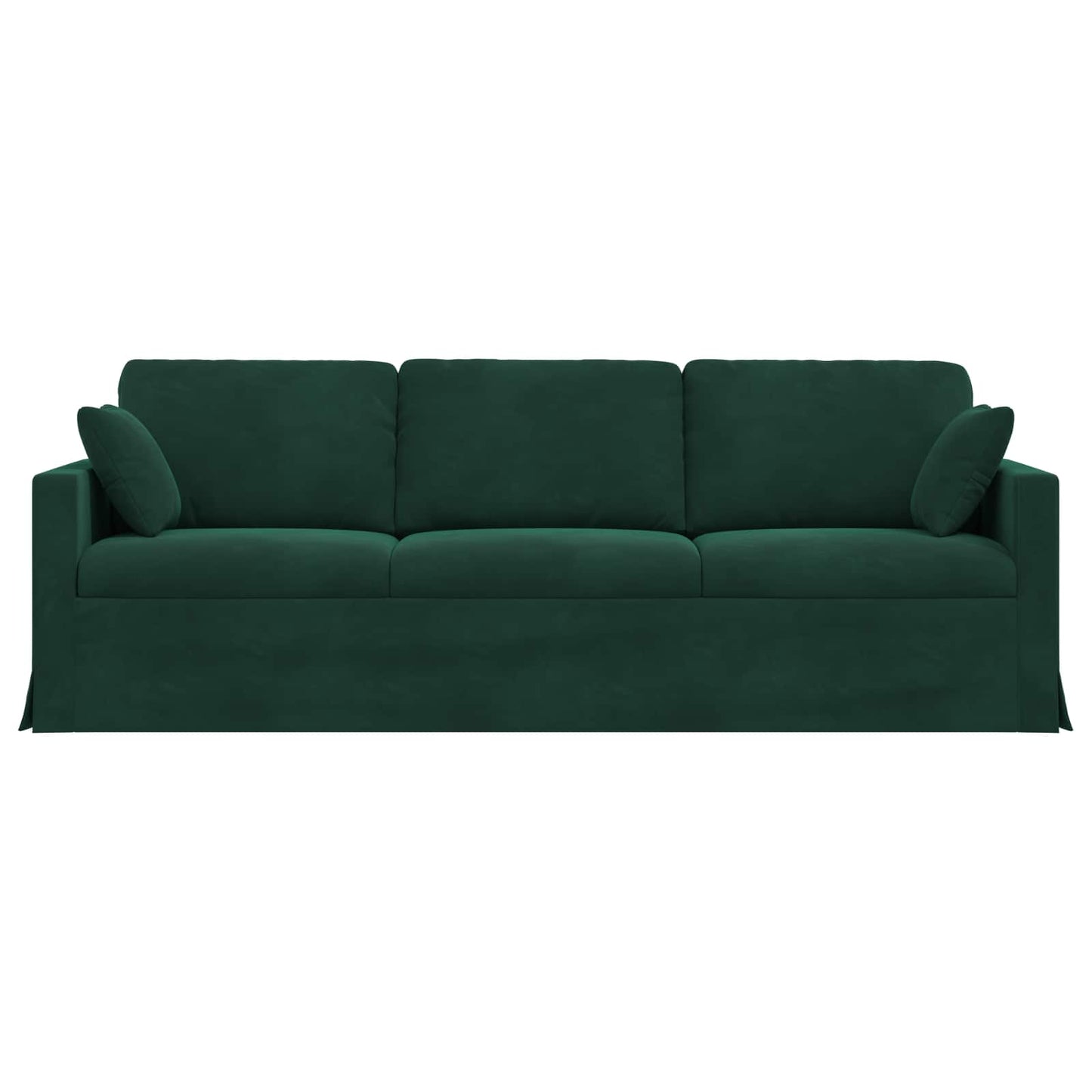 Divano Verde Scuro 228 x 78 x 80 cm Velluto