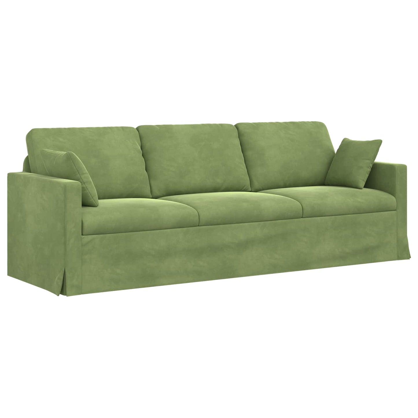 Divano Verde chiaro 228 x 78 x 80 cm Velluto | homemem39