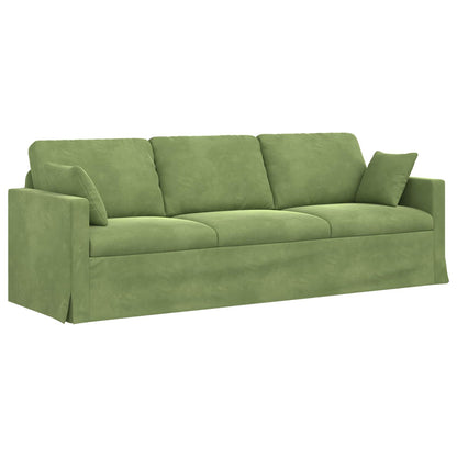 Divano Verde chiaro 228 x 78 x 80 cm Velluto | homemem39