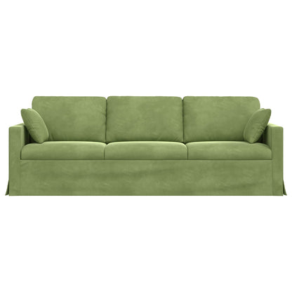 Divano Verde chiaro 228 x 78 x 80 cm Velluto | homemem39