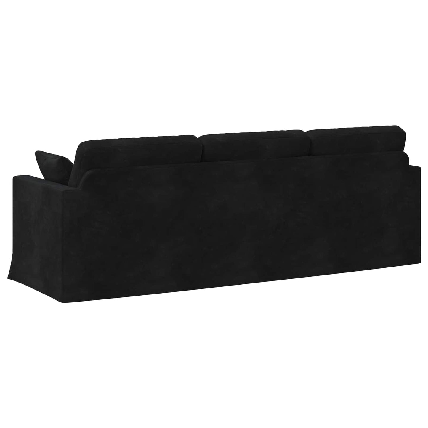 Divano Nero 228 x 78 x 80 cm Velluto | homemem39