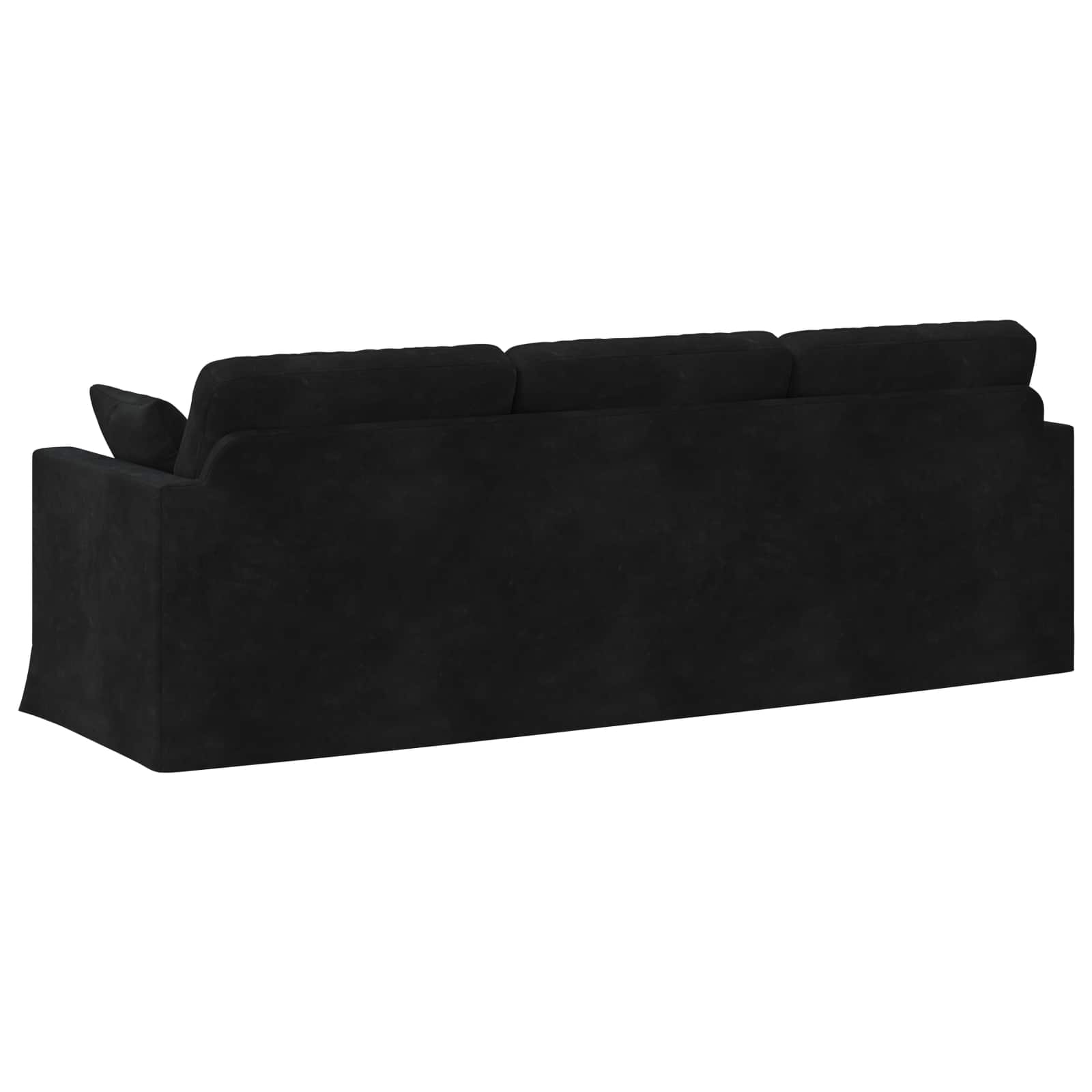 Divano Nero 228 x 78 x 80 cm Velluto | homemem39