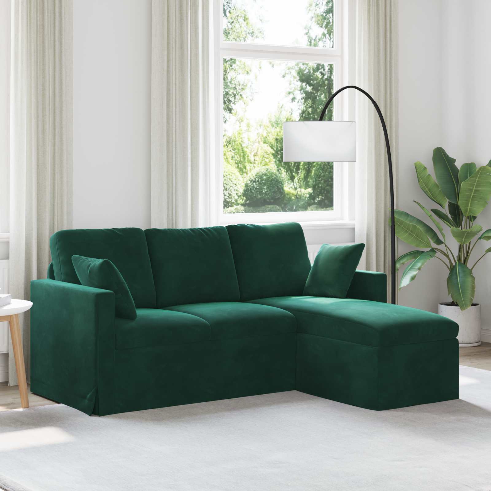 Divano Verde Scuro 178 x 134 x 80 cm Velluto | homemem39