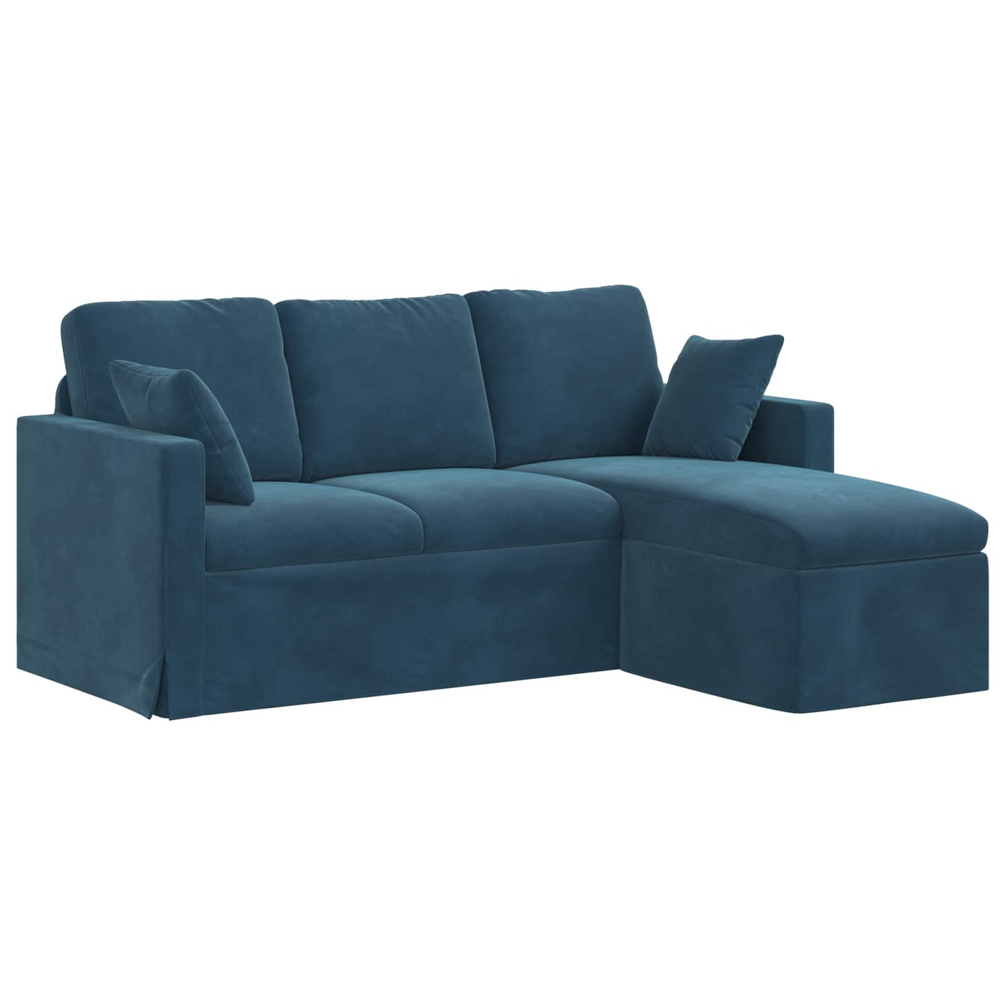 Divano Blu 178 x 134 x 80 cm Velluto | homemem39