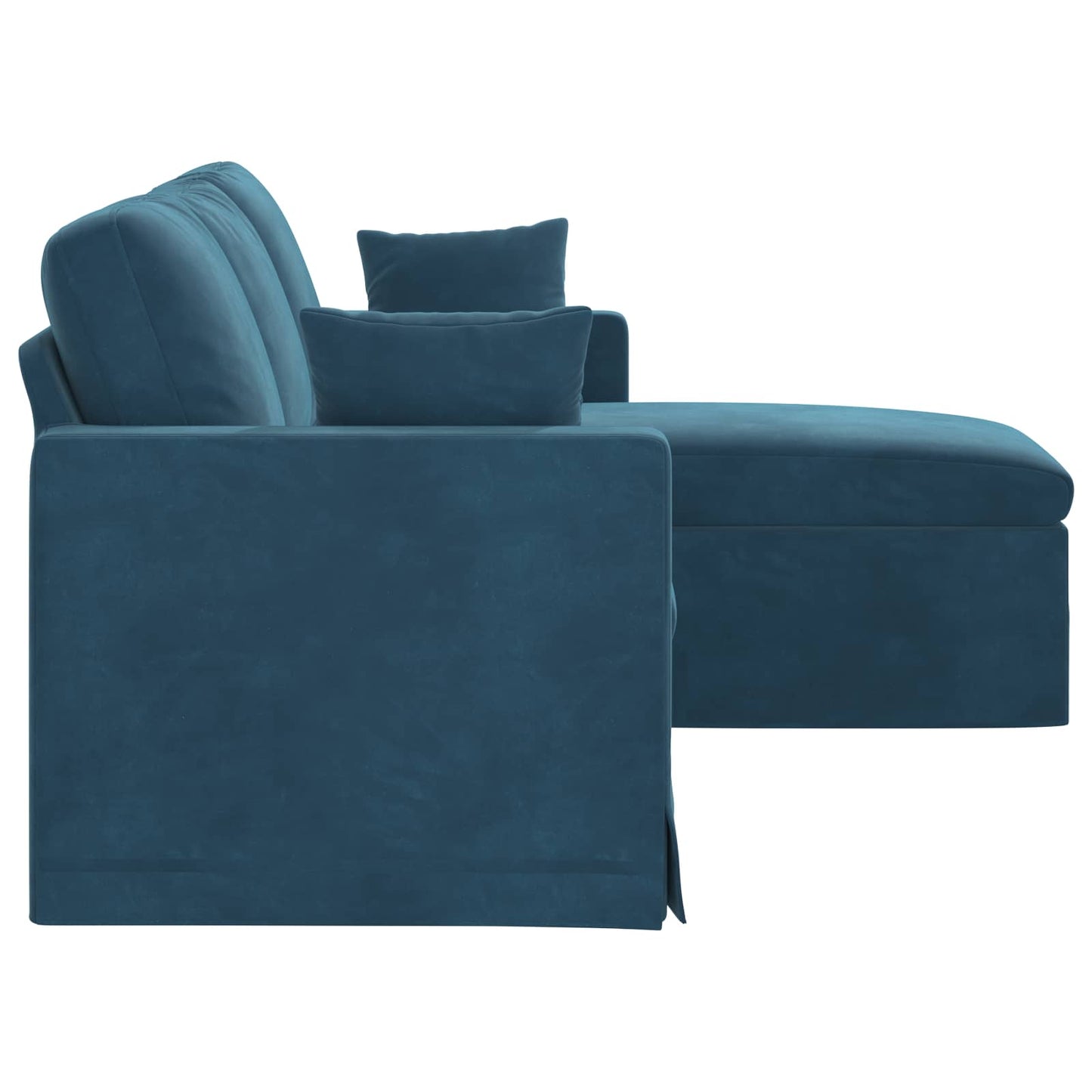 Divano Blu 178 x 134 x 80 cm Velluto | homemem39