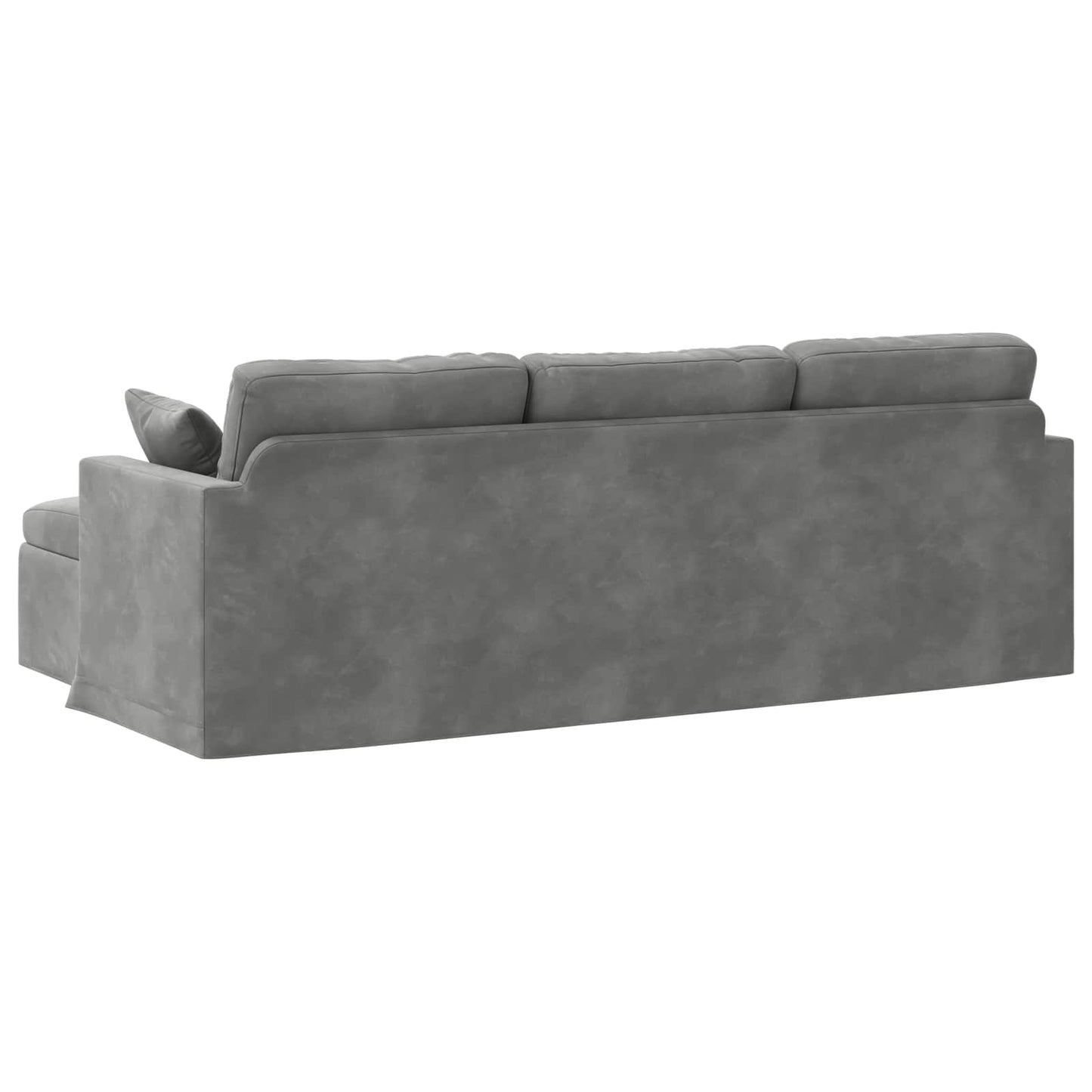 Divano Grigio scuro 228 x 134 x 80 cm Velluto | homemem39