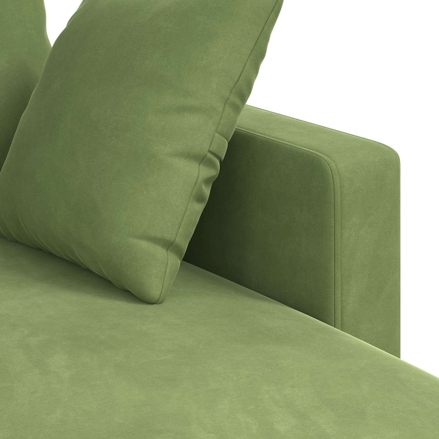 Divano Verde chiaro 228 x 134 x 80 cm Velluto | homemem39