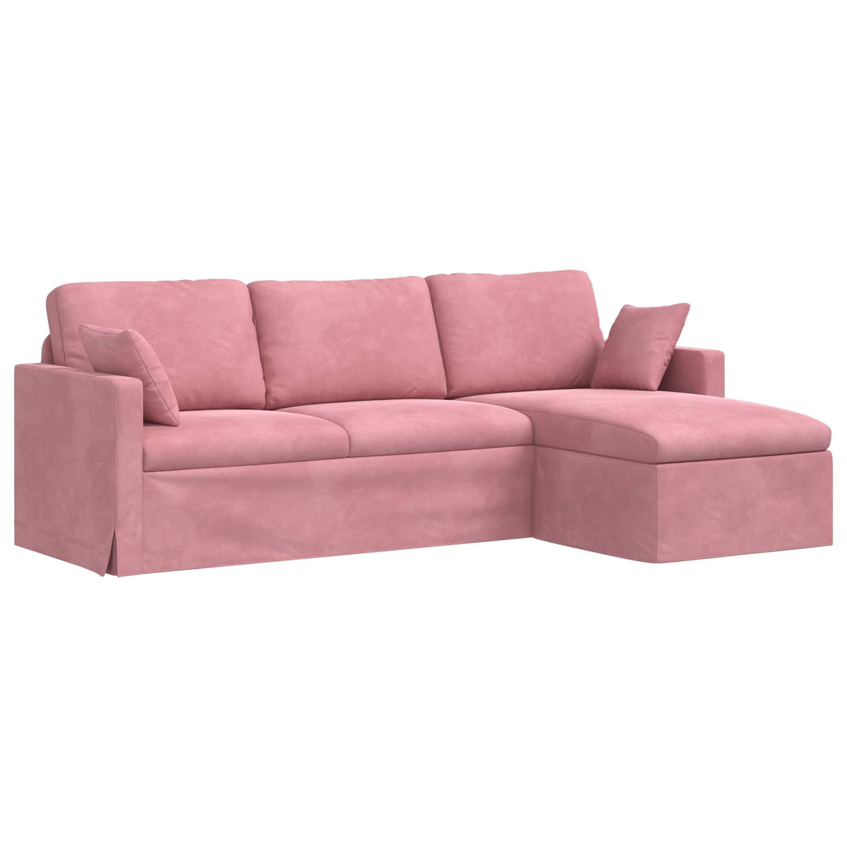 Divano Rosa 228 x 134 x 80 cm Velluto