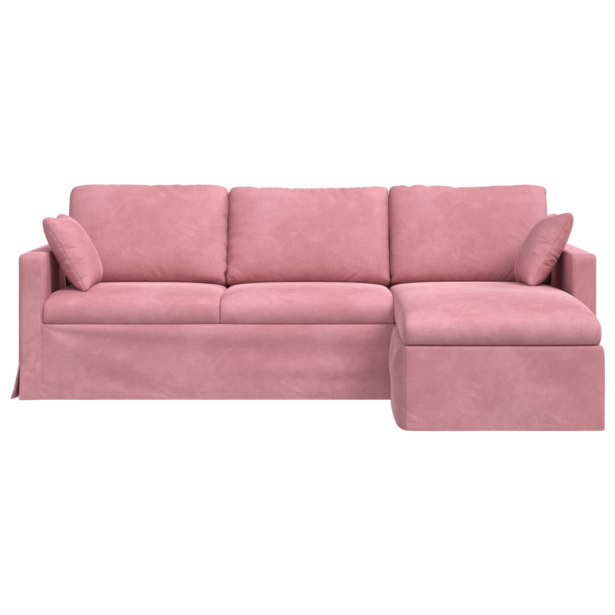 Divano Rosa 228 x 134 x 80 cm Velluto | homemem39