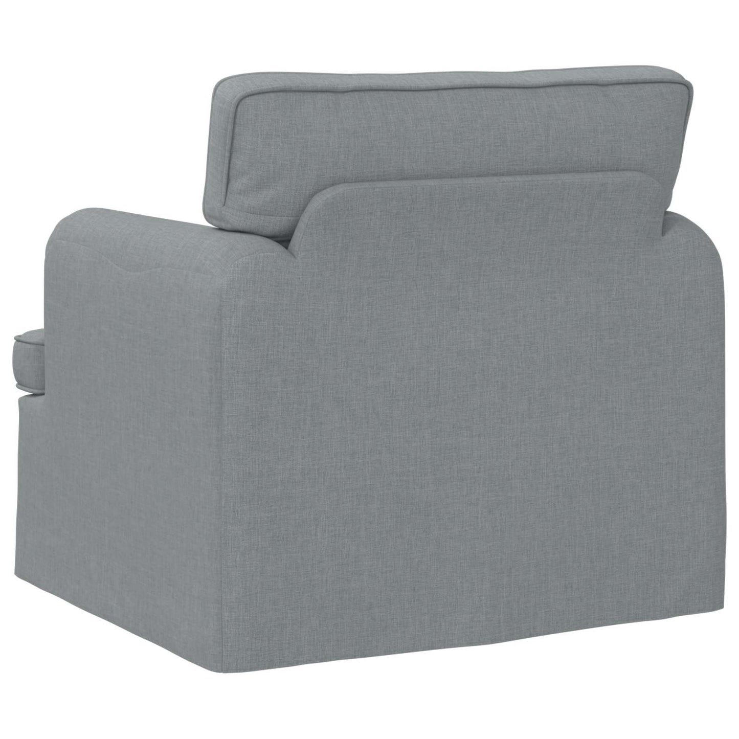 Divano Grigio chiaro 84 x 80 x 85 cm Tessuto