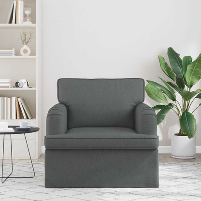 Divano Grigio scuro 84 x 80 x 85 cm Tessuto | homemem39