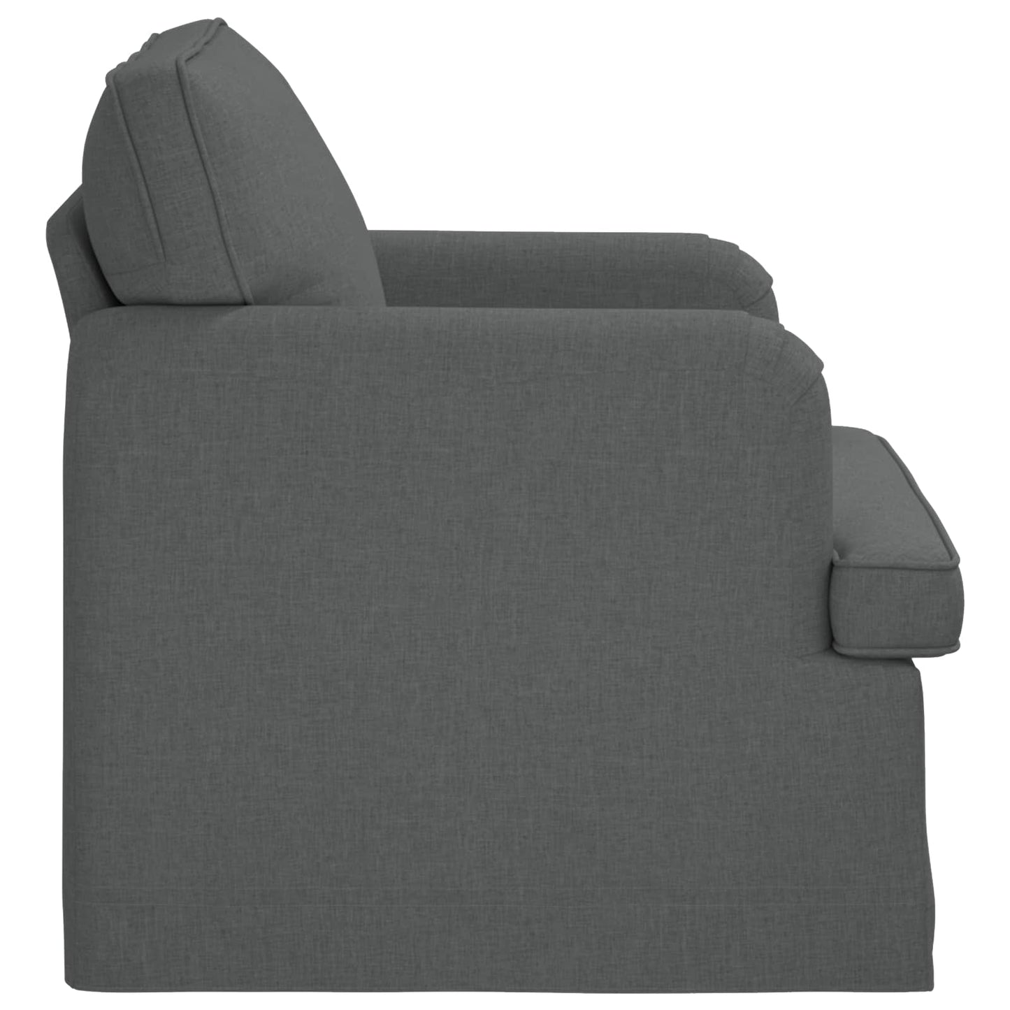 Divano Grigio scuro 84 x 80 x 85 cm Tessuto