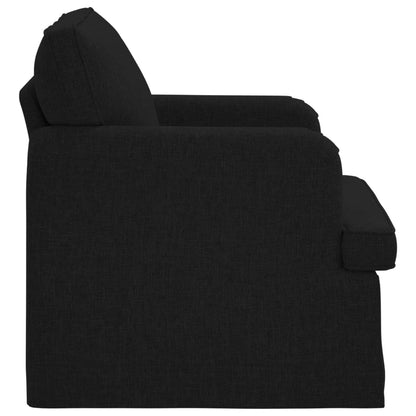 Divano Nero 84 x 80 x 85 cm Tessuto | homemem39