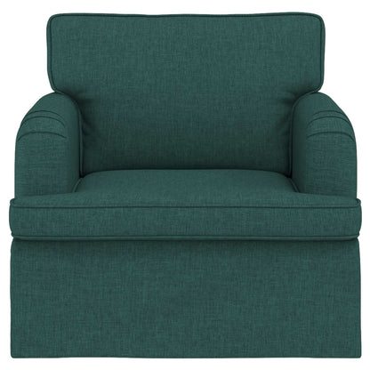 Divano Verde Scuro 84 x 80 x 85 cm Tessuto