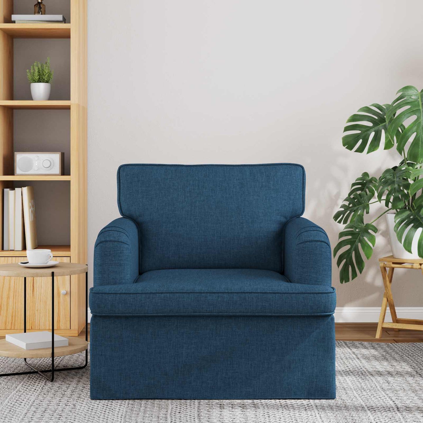 Divano Blu 84 x 80 x 85 cm Tessuto | homemem39