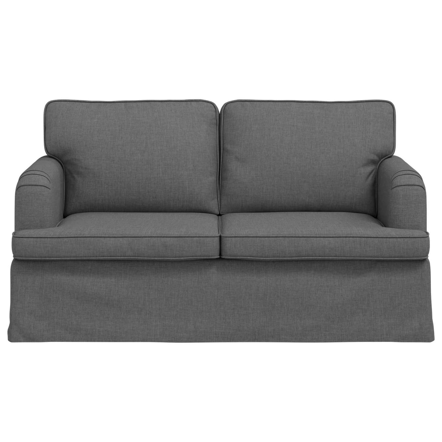 Divano Grigio scuro 144 x 80 x 85 cm Tessuto | homemem39
