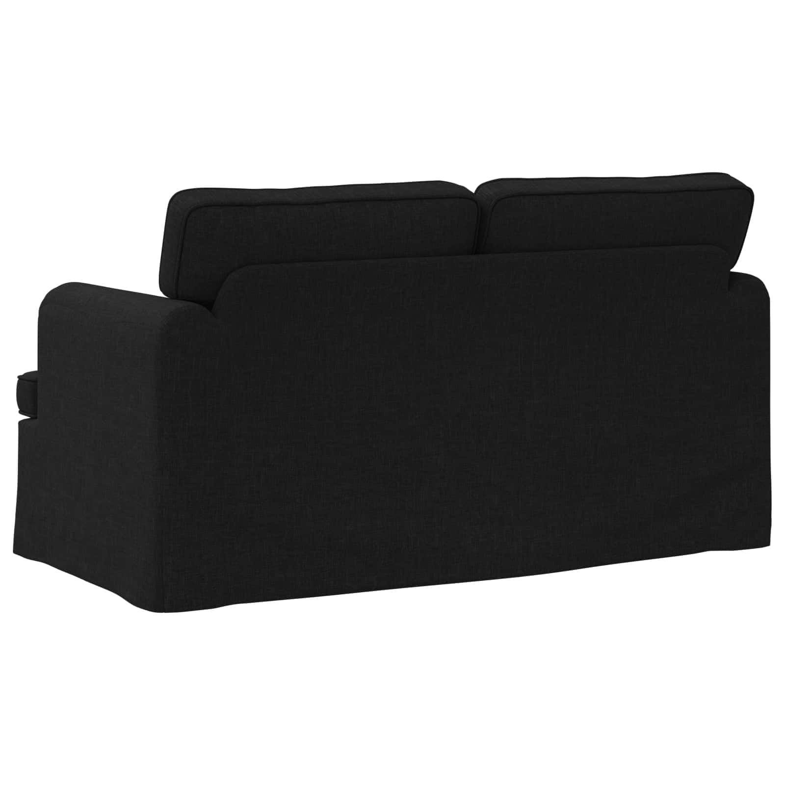 Divano Nero 144 x 80 x 85 cm Tessuto | homemem39