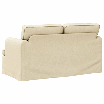 Divano Crema 144 x 80 x 85 cm Tessuto | homemem39
