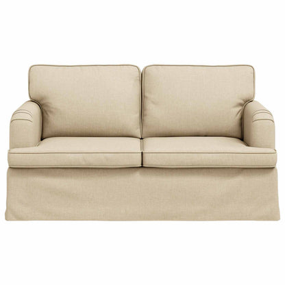 Divano Crema 144 x 80 x 85 cm Tessuto | homemem39