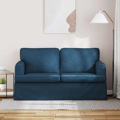 Divano Blu 144 x 80 x 85 cm Tessuto