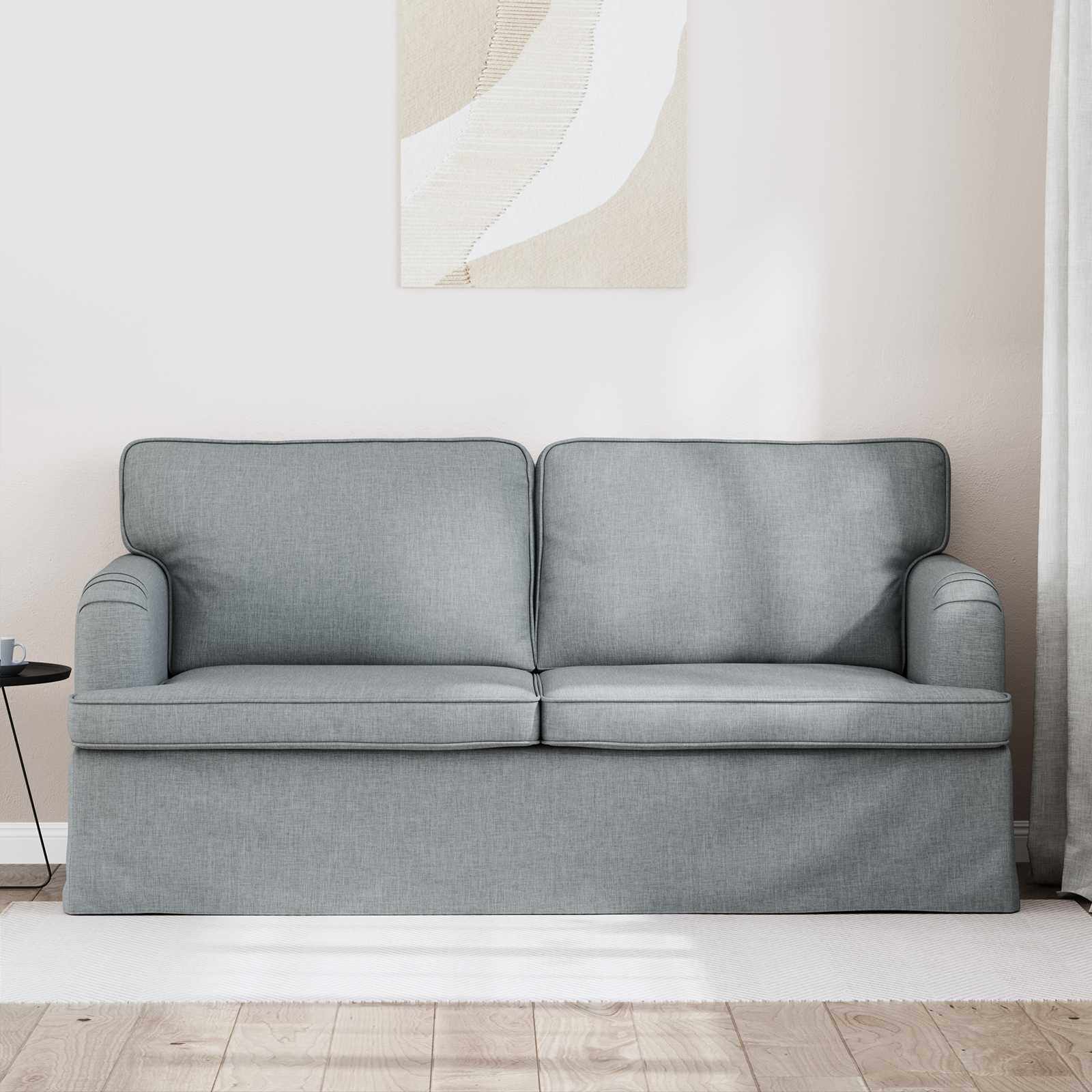 Divano Grigio chiaro 162 x 80 x 85 cm Tessuto | homemem39