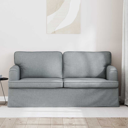Divano Grigio chiaro 162 x 80 x 85 cm Tessuto