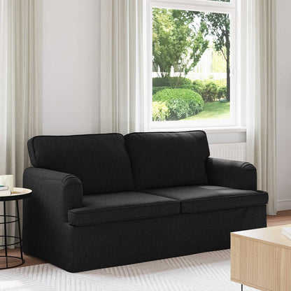 Divano Nero 162 x 80 x 85 cm Tessuto | homemem39