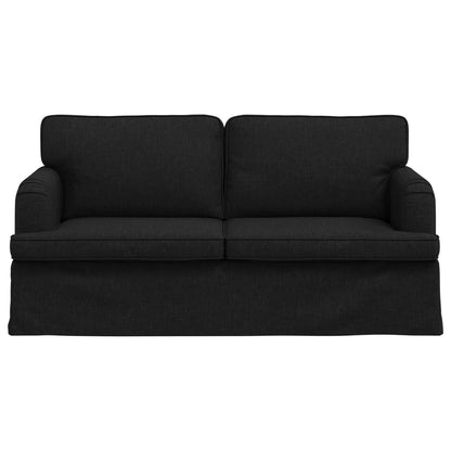 Divano Nero 162 x 80 x 85 cm Tessuto | homemem39