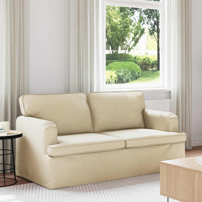 Divano Crema 162 x 80 x 85 cm Tessuto
