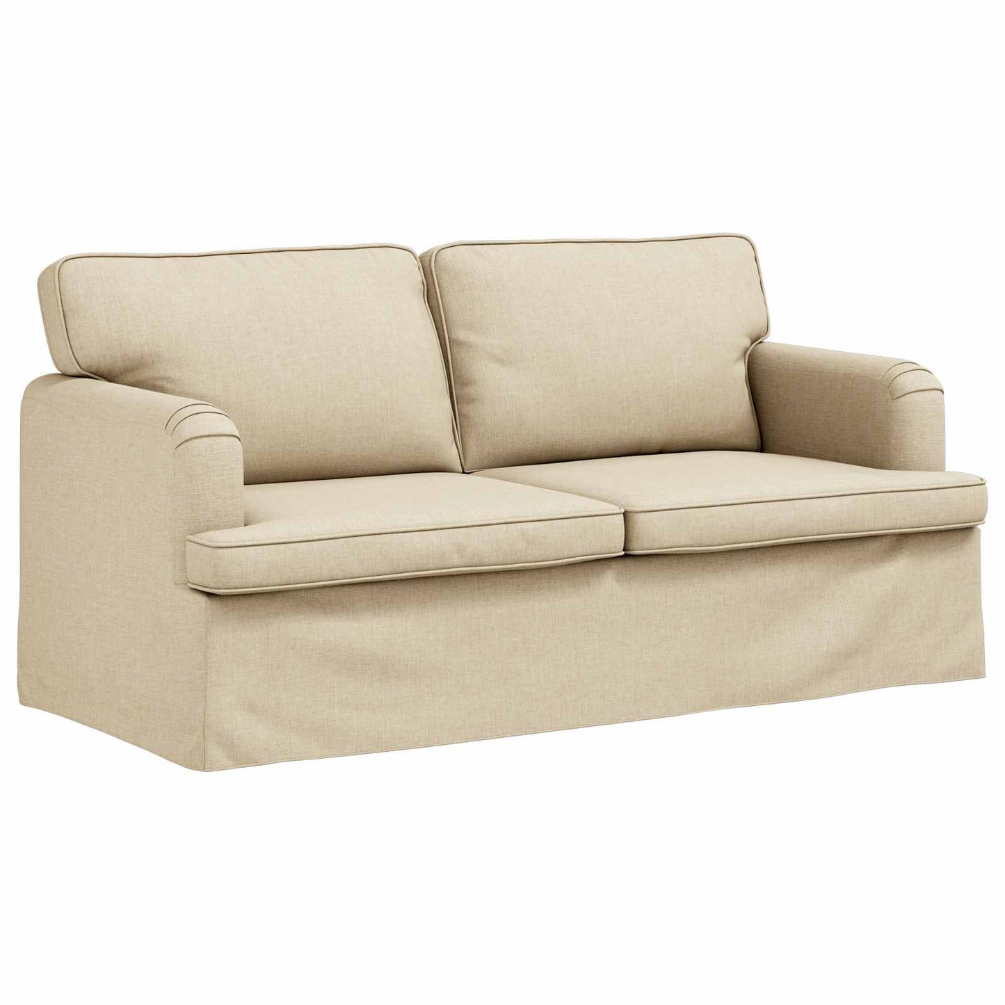 Divano Crema 162 x 80 x 85 cm Tessuto | homemem39