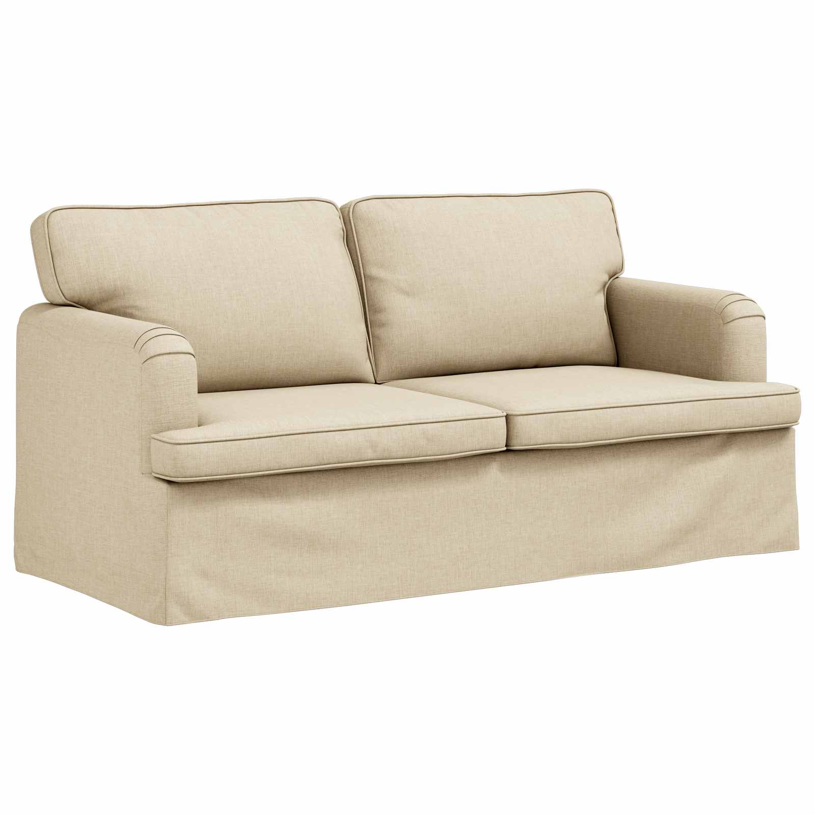 Divano Crema 162 x 80 x 85 cm Tessuto | homemem39