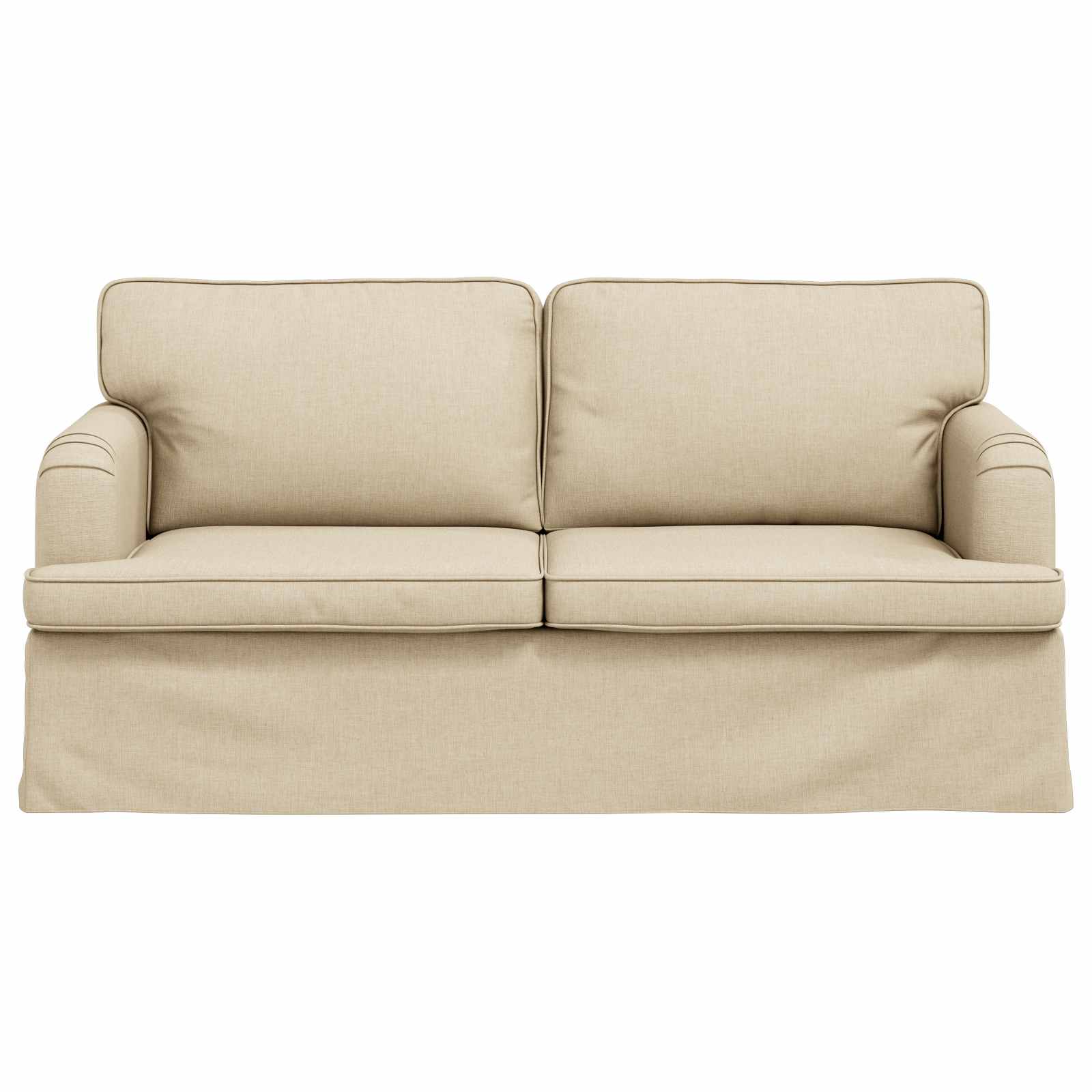 Divano Crema 162 x 80 x 85 cm Tessuto | homemem39